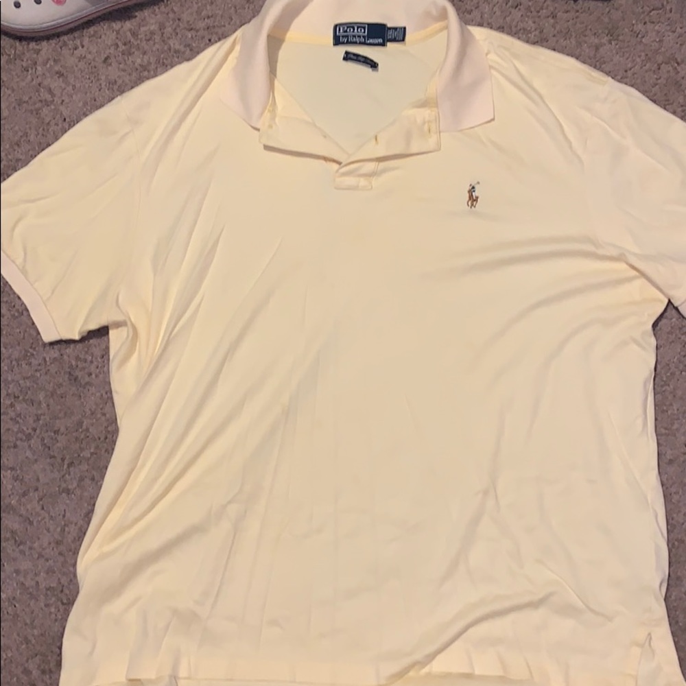 Yellow Polo by Ralph Lauren Shirt